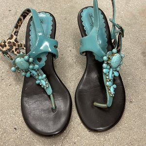 Beverly Feldman embellished sandal